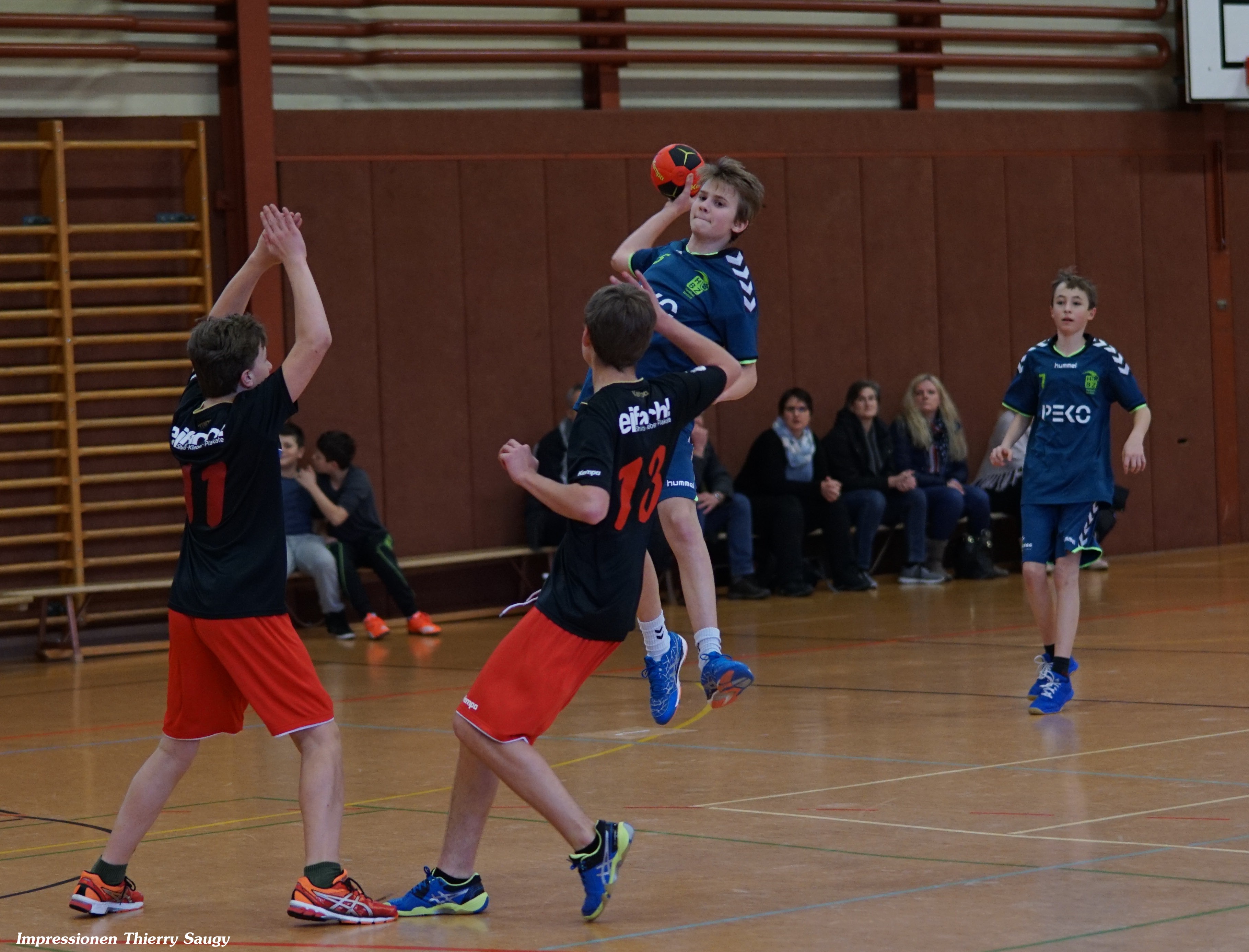 Handball Zurzibiet U15Junioren Impressionen vom Match gegen Wohlen