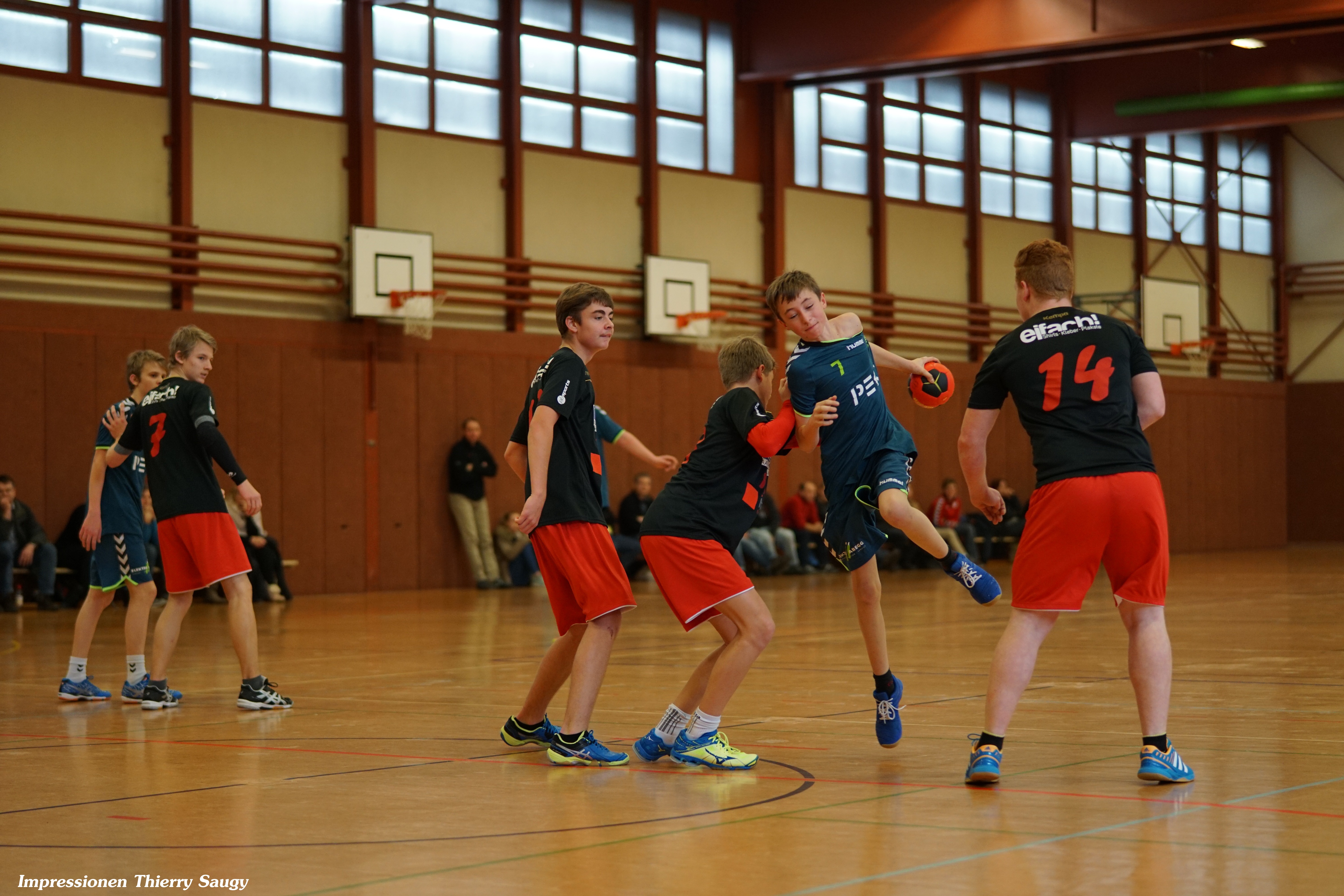 Handball Zurzibiet U15Junioren Impressionen vom Match gegen Wohlen
