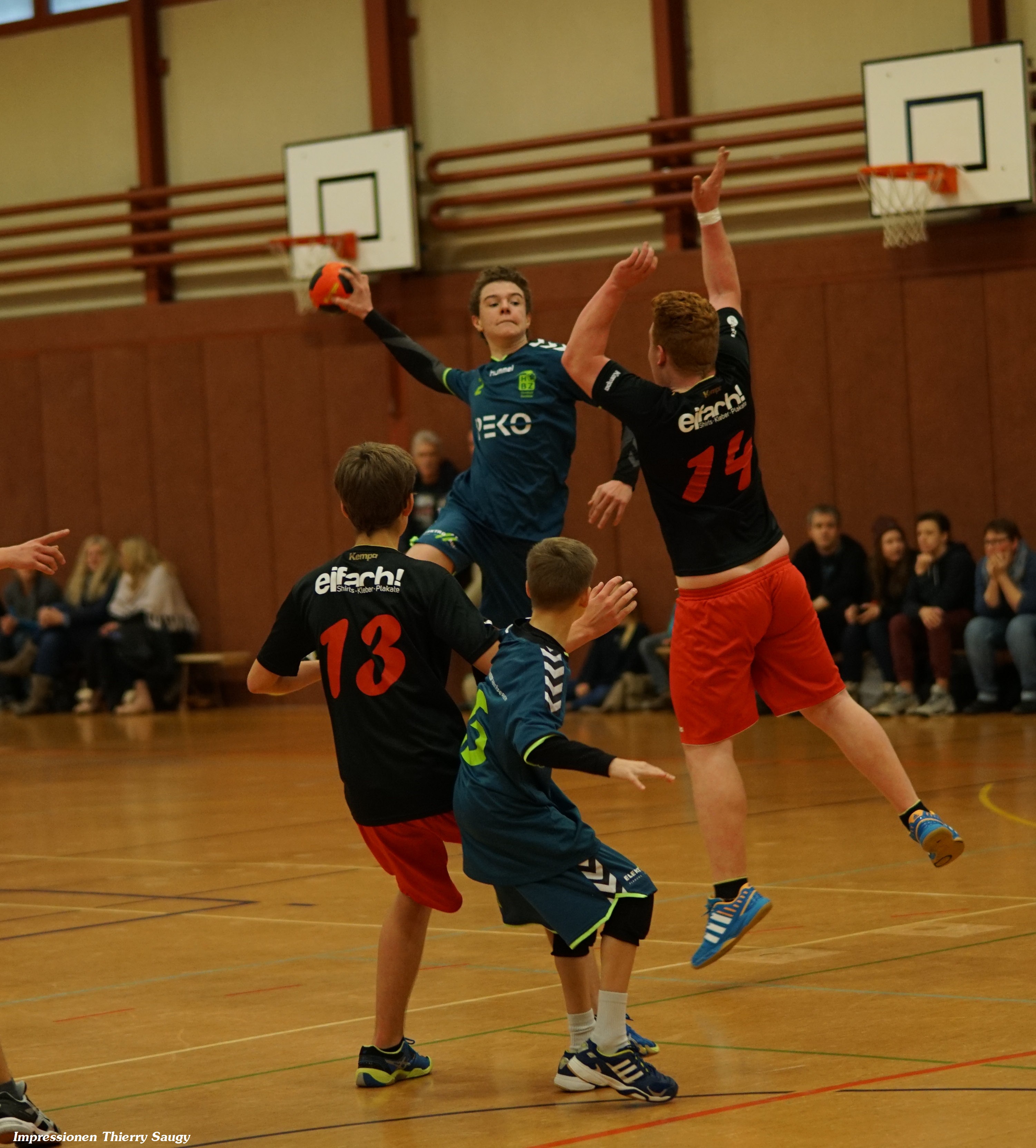 Handball Zurzibiet U15Junioren Impressionen vom Match gegen Wohlen